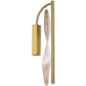 Бра Odeon Light Spira 5468/4WL сатинированн.латунь/градиент коричн./металл/стекло LED*4W 3500K
